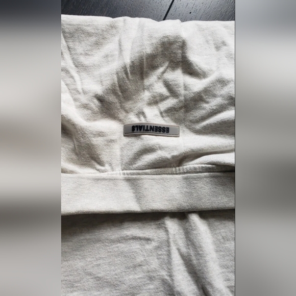 Essentials Fear Of God Men's Collared Shirt In Oatmeal - Picture 3 of 3